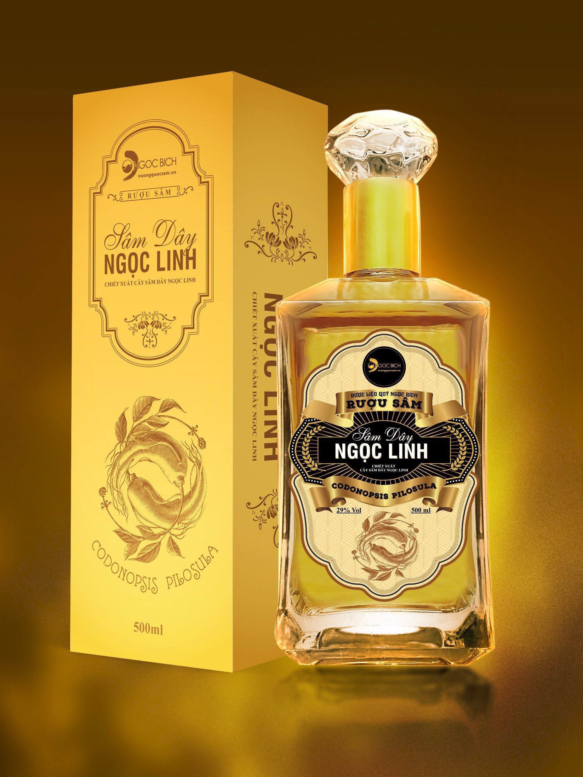 Rượu sâm Ngọc Linh